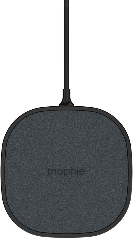 mophie Wireless 15W Charging Pad - Fast Charge -Made for Qi Enabled Devices - Samsung, Apple iPhone 12 Pro / 12/11 / Xr, iPhone 12 Pro Max / 11 Pro Max/XS Max, iPhone 12 Mini, iPhone Xs - Black