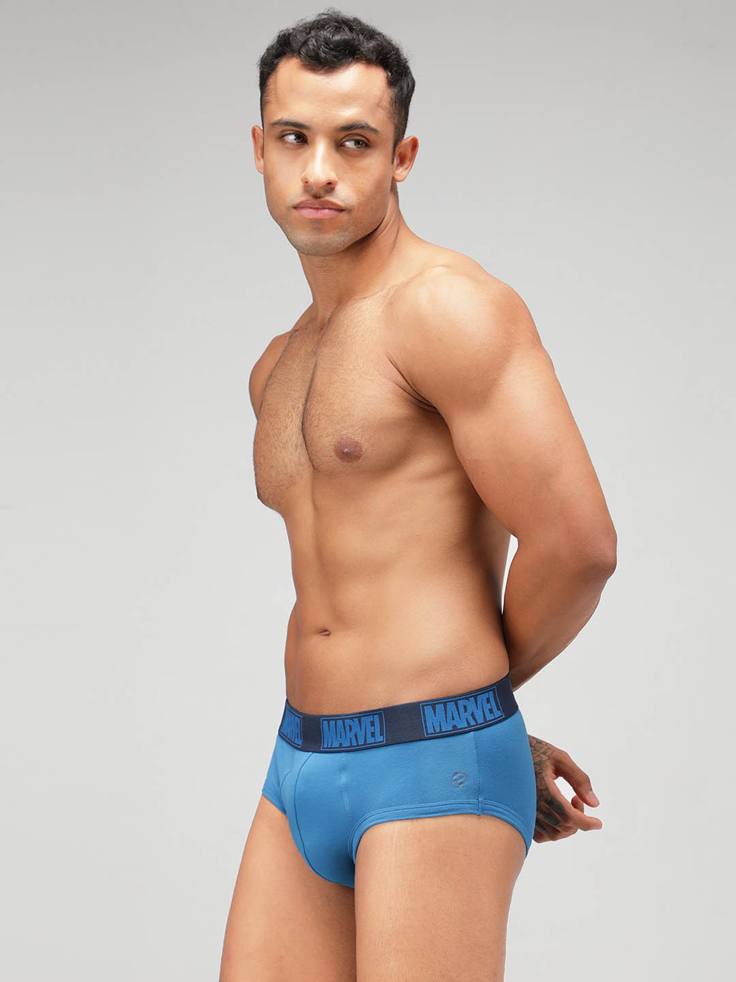 Zoiro Chinese Red & Sky Driver Regular Fit Briefs - Pack Of 2