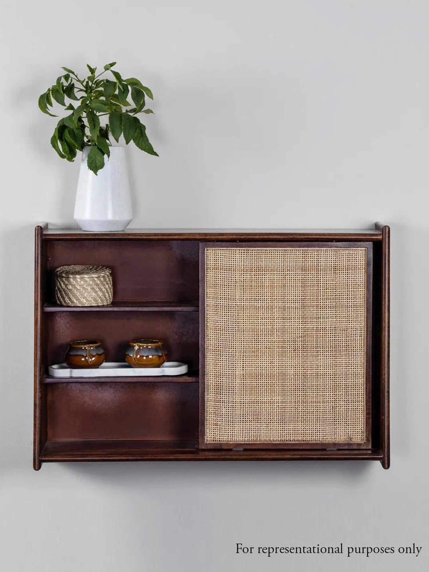 Fabindia Brown Mango Wood Wall Mirror