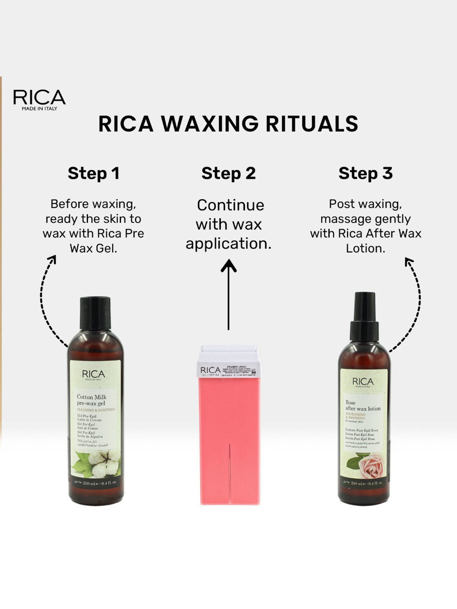 Rica Strawberry Wax Refill - 100 ml