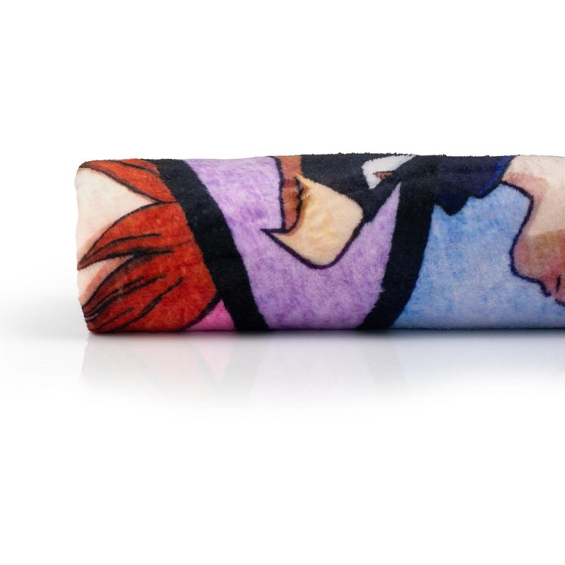 Just Funky My Hero Academia Heroes Collage Large Fleece Throw Blanket | 60 x 45 Inches