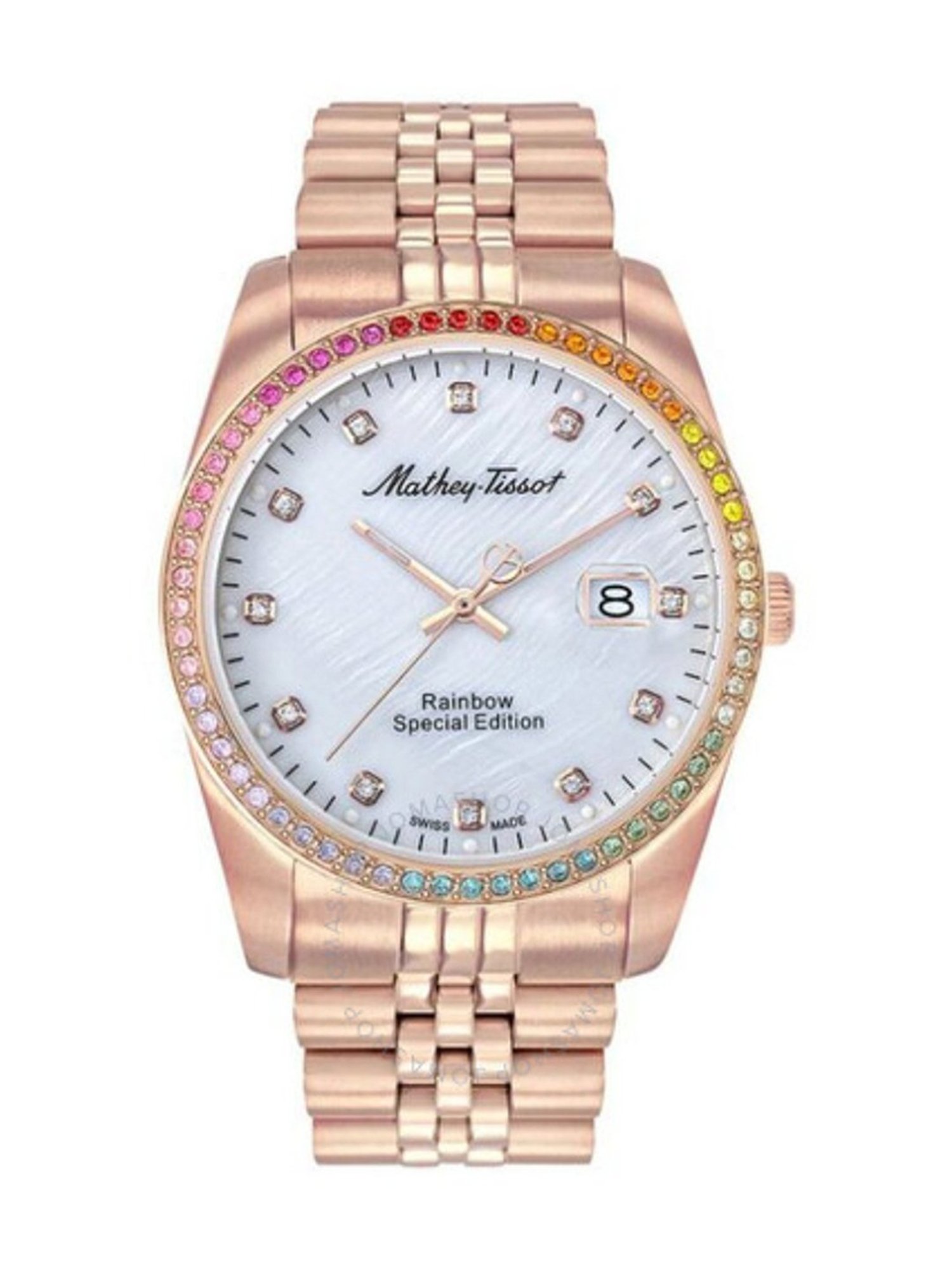 Mathey Tissot H809PQI Mathy Rainbow Analog Watch for Men
