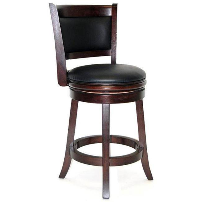 Boraam 48824 Augusta 24 Inch Counter Stool - Cappuccino Finish