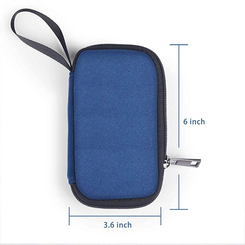 Storage Bag for USB Flash Drive  Flash Drive Case Electronic Accessories Organizer Holder for USB Flash/DriveThumb Drives/Pen Drives/Jump Drives (Blue)