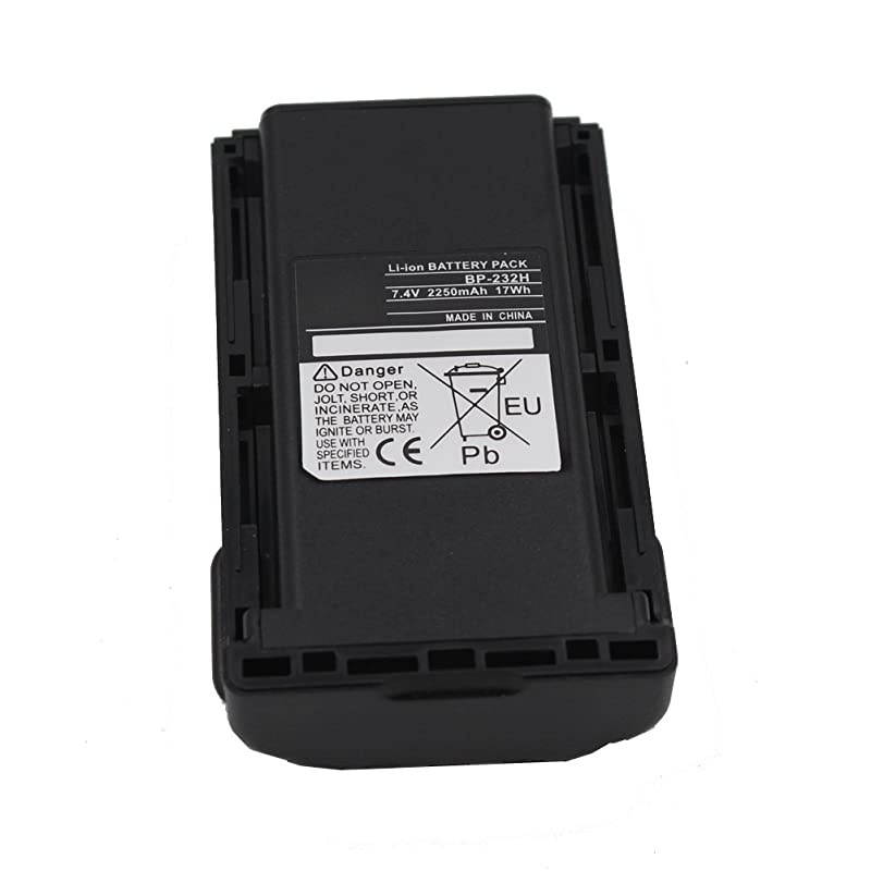 7.4V 2250mAh Li-lon Battery Pack Compatible for Icom Radios A14, A14S, F14, F14S, F24/S, F33,F33GT/GS, F43G, F43GT/GS, F43TR/GS/GT, F3011, F3021 (FBA)