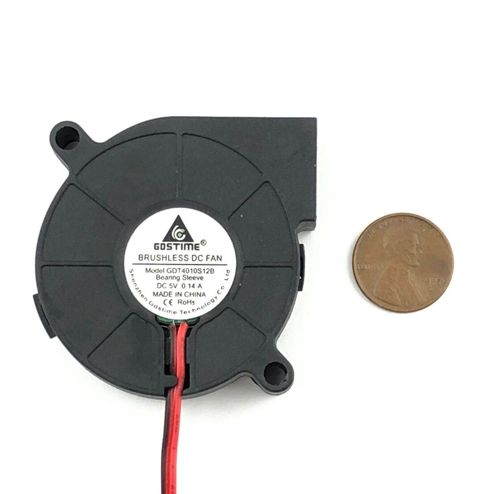 5v 50mm Blower Radial Cooling Fan 5015 Hotend Extruder for 3D Printer 2Pin 2 Pcs