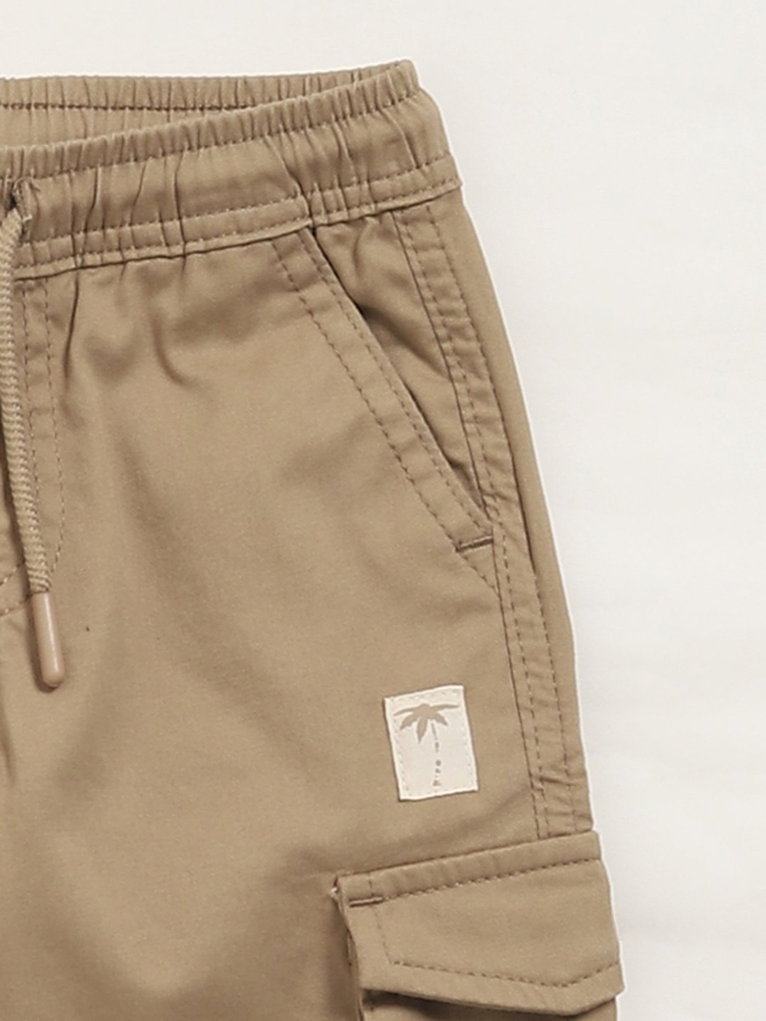 HOP Boys by Westside Beige Cargo Joggers