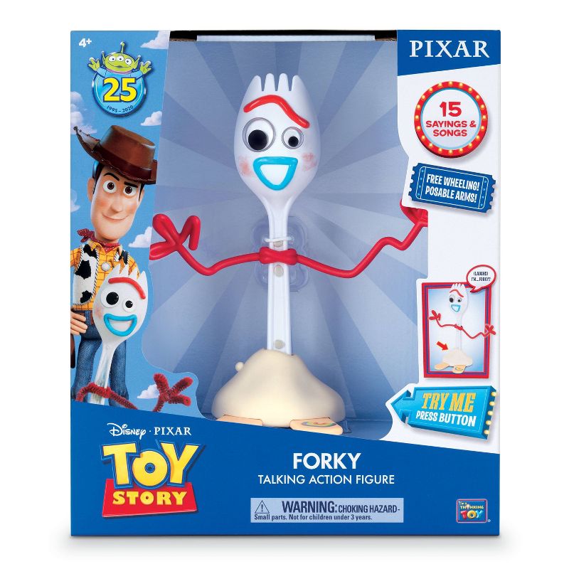 Disney Pixar Toy Story 4 Forky Free Wheeling Talking Action Figure