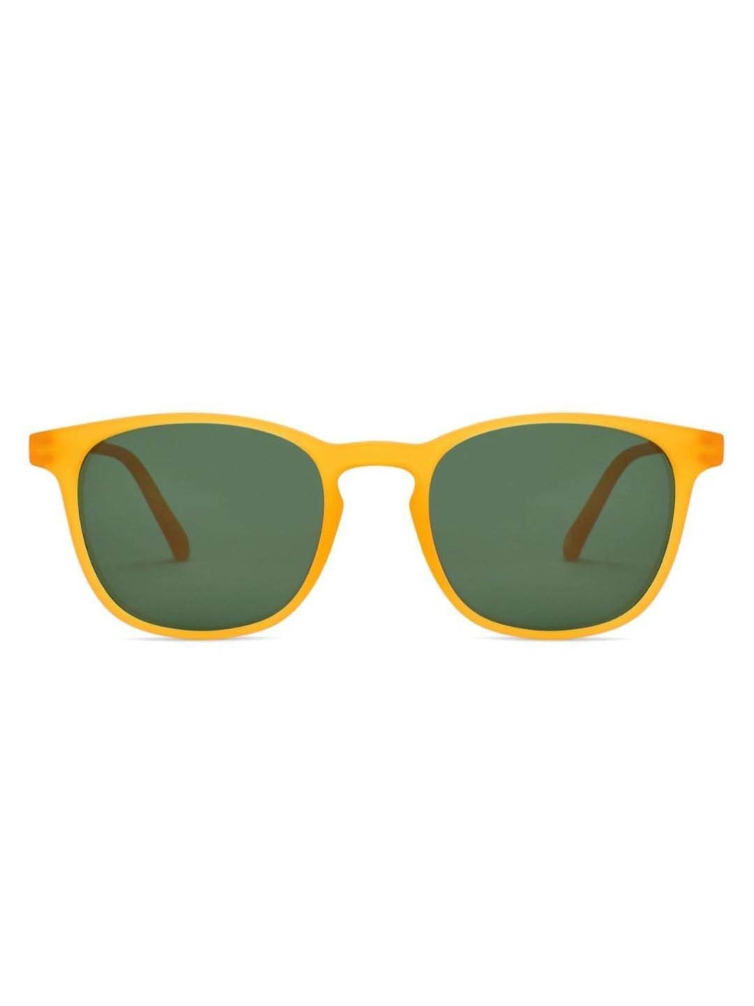 HUSTLR Green Wayfarer Polarised and UV Protected Lens Unisex Sunglasses