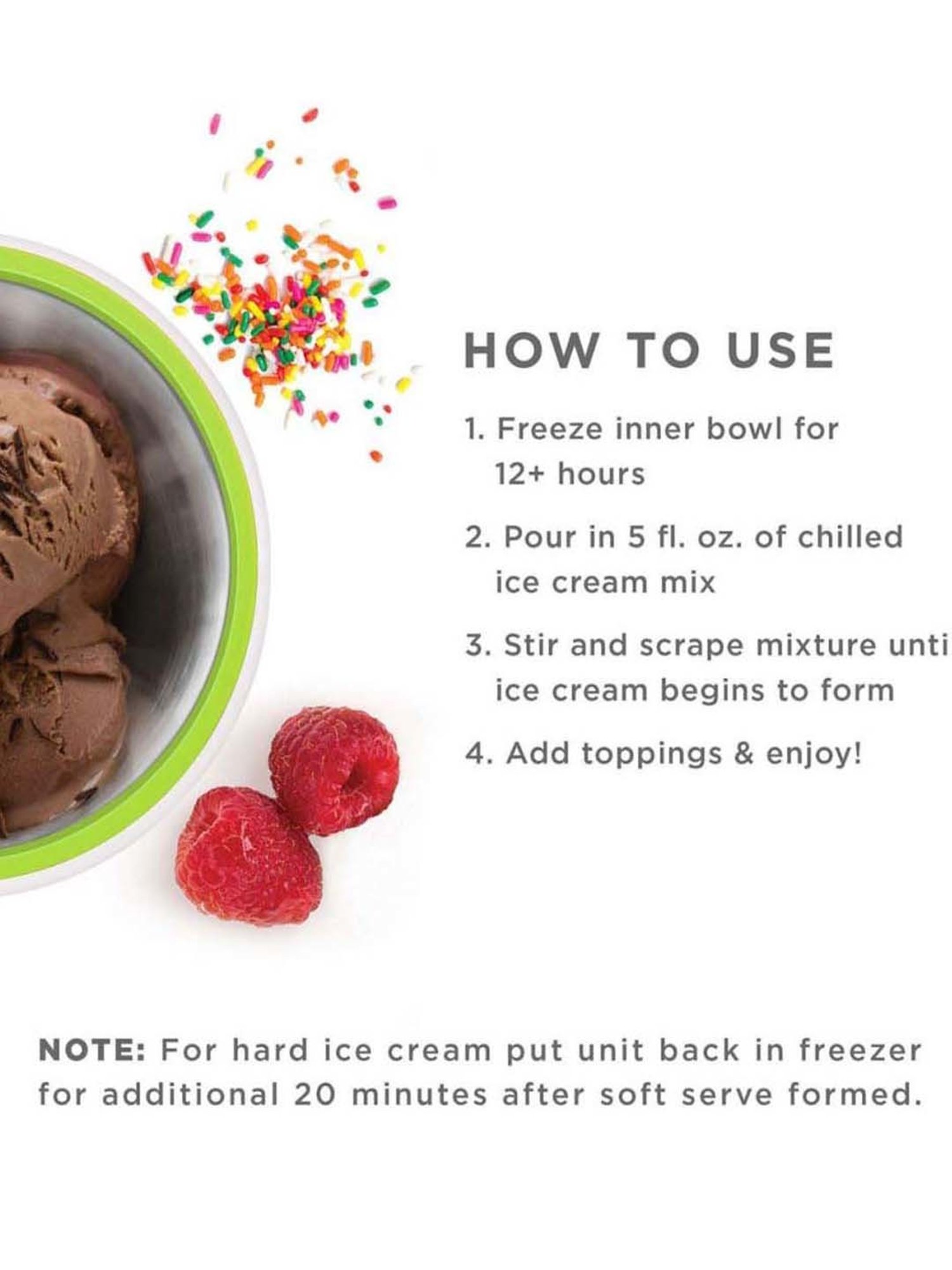 Zoku Green Stainless Steel Ice Cream Maker (0.15 L)