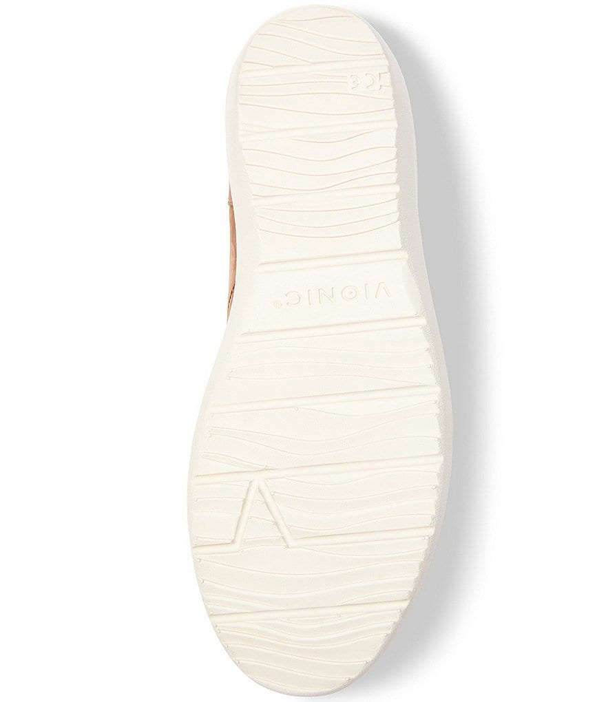 Vionic Abigail Suede Textile Lace-Up Sneakers