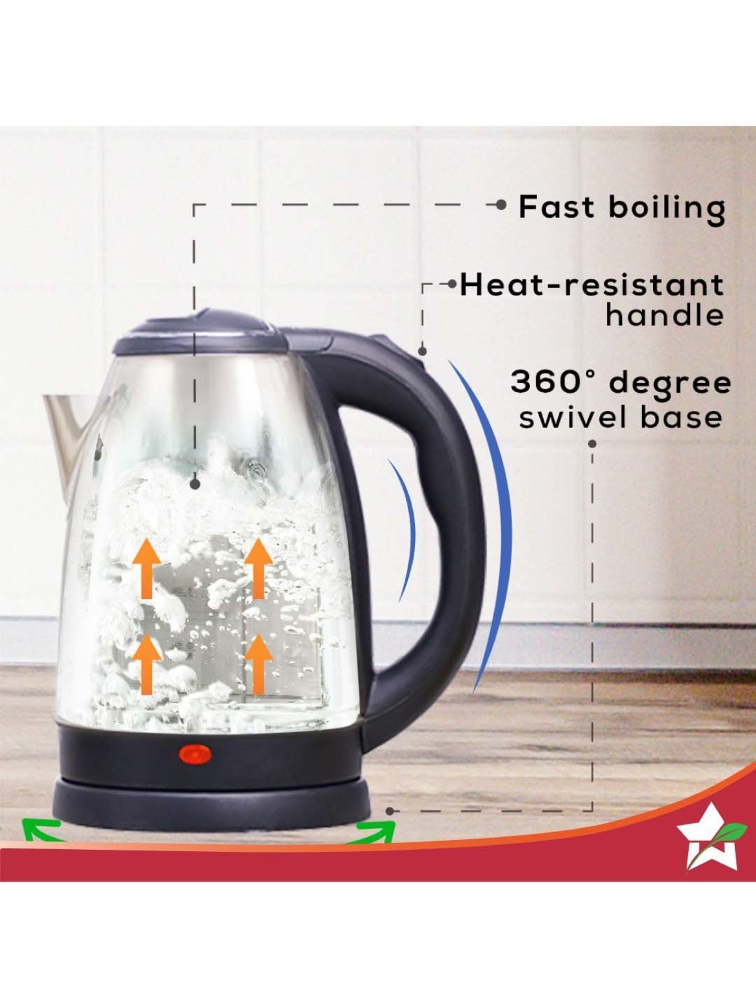 Inalsa 1400W 1.7L Electric Kettle