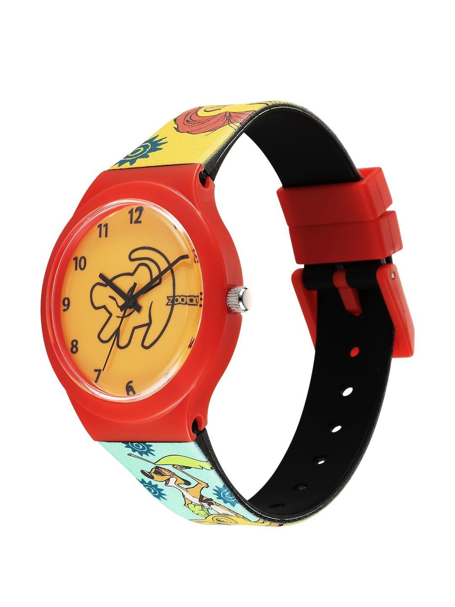 Zoop 16018PP04 Disney Kids Analog Watch with 3 Straps