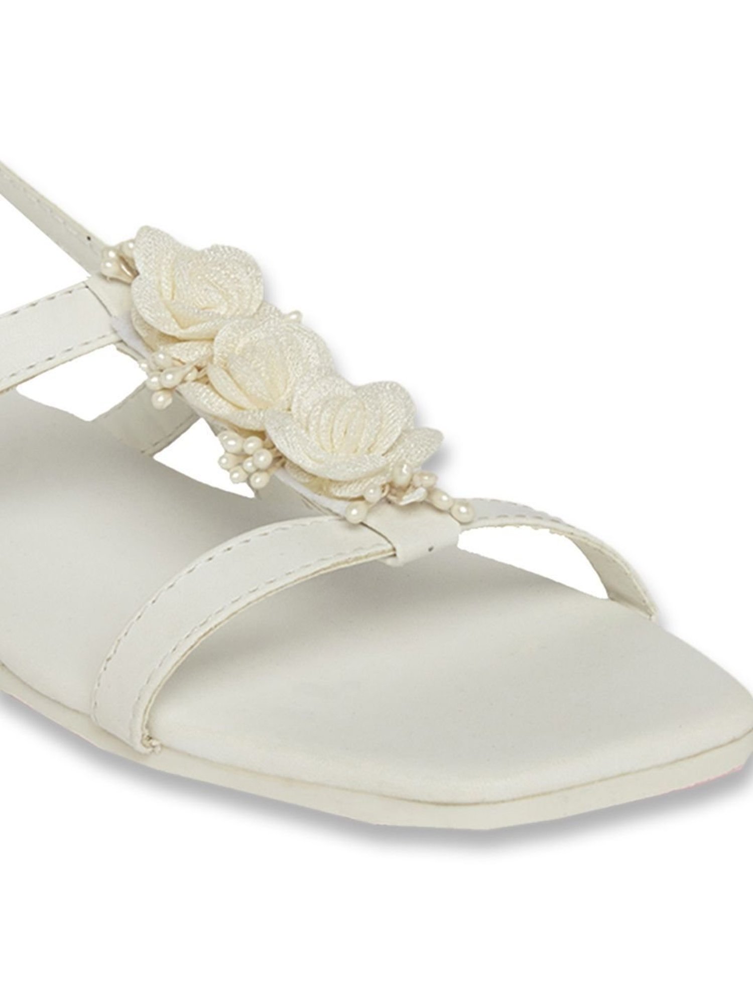 Pantaloons Junior White Casual Sandals