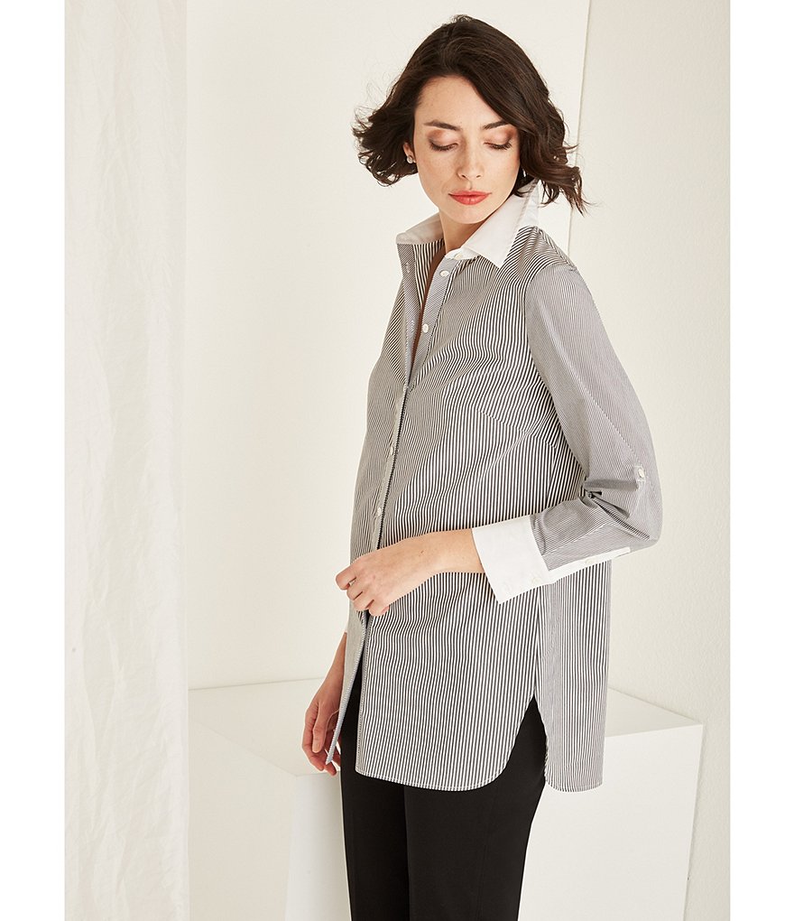 Ming Wang Knit Pull-On Ankle Pants