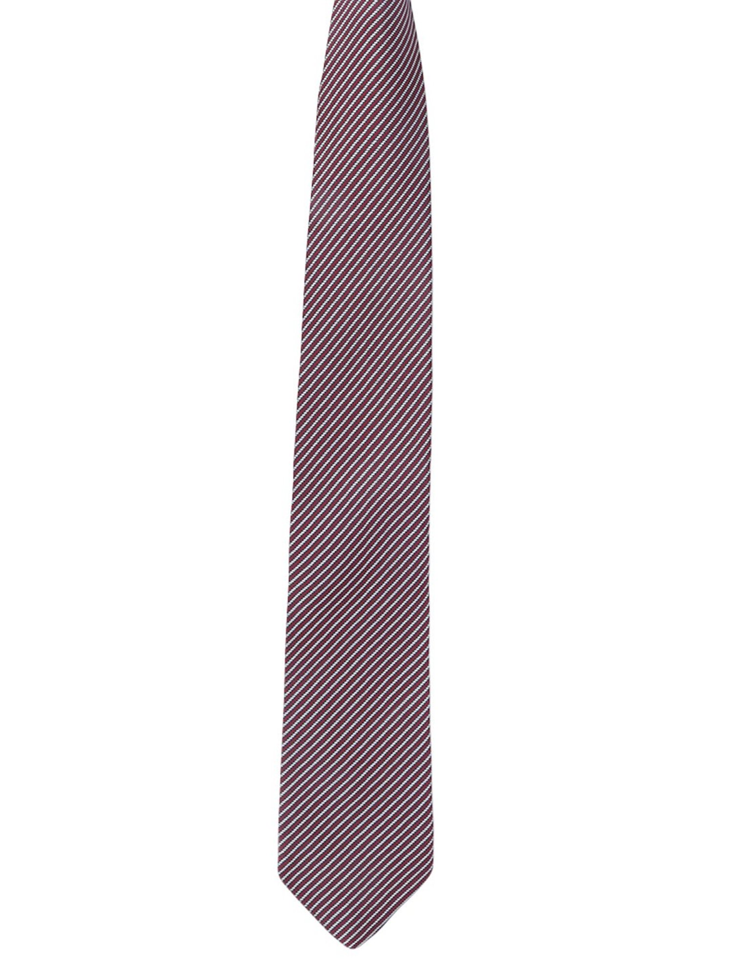 Alvaro Castagnino Printed Maroon & White Necktie