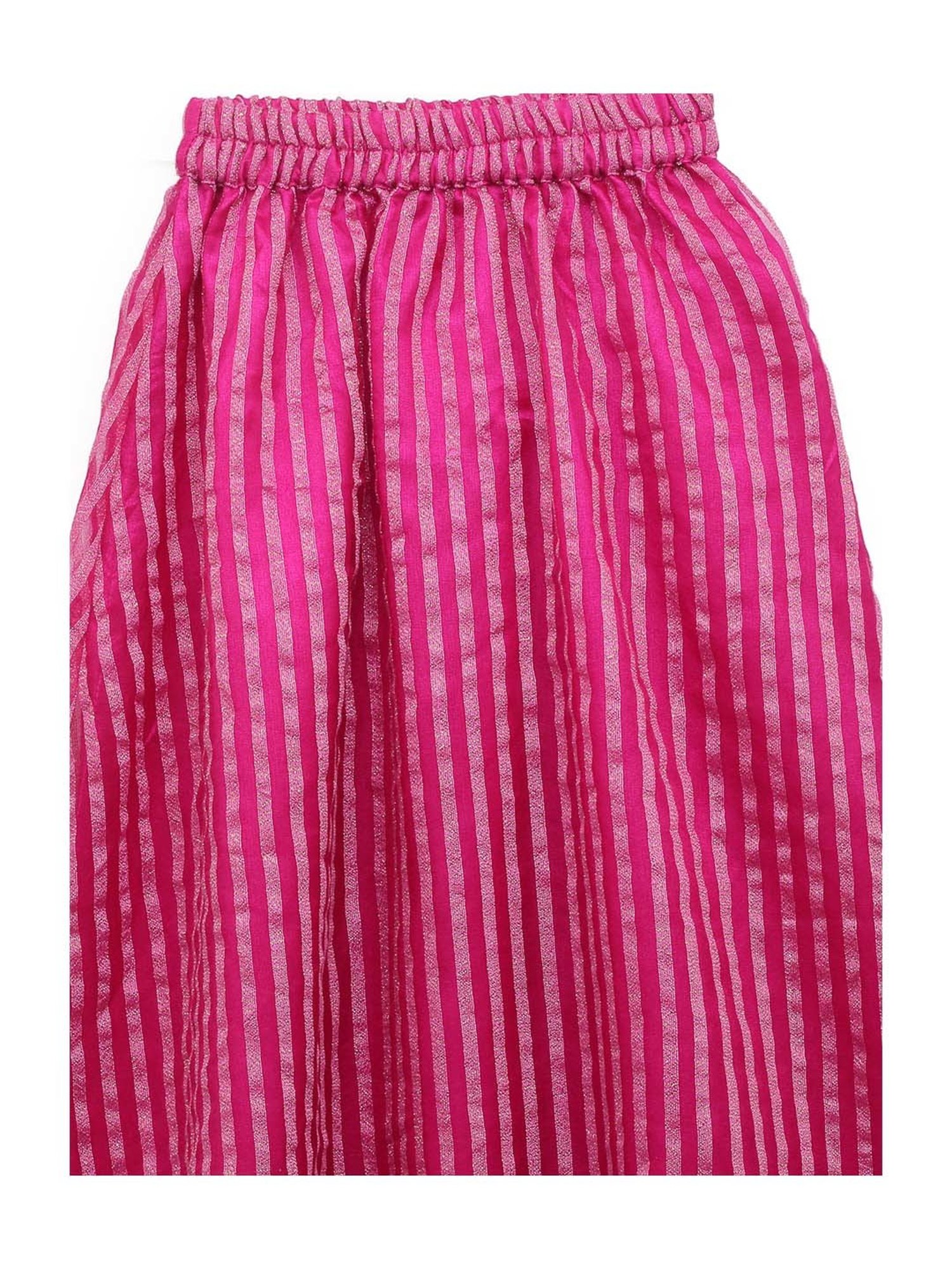 studiorasa Kids Pink Striped Skirt