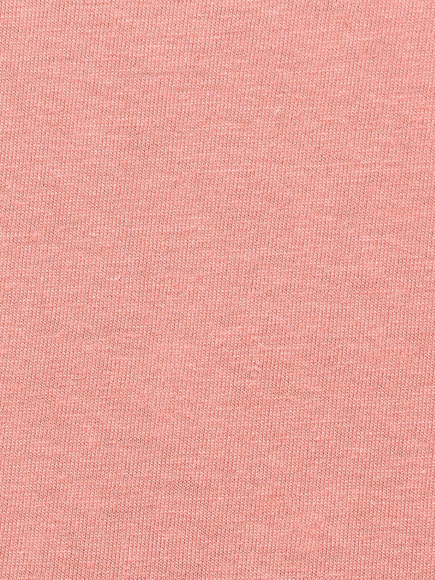 YU by Pantaloons Peach Cotton Graphic Print Top