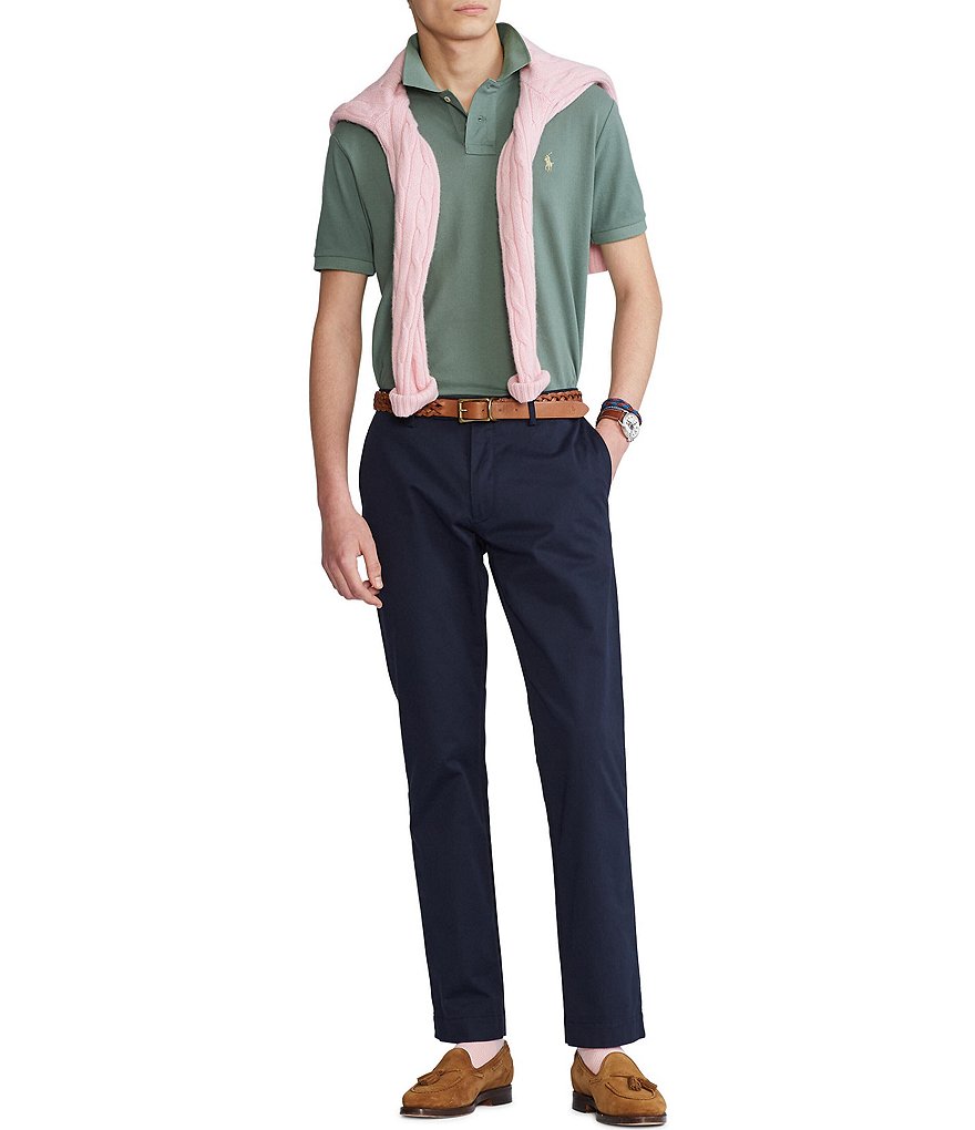 Polo Ralph Lauren Classic-Fit Solid Mesh Polo Shirt