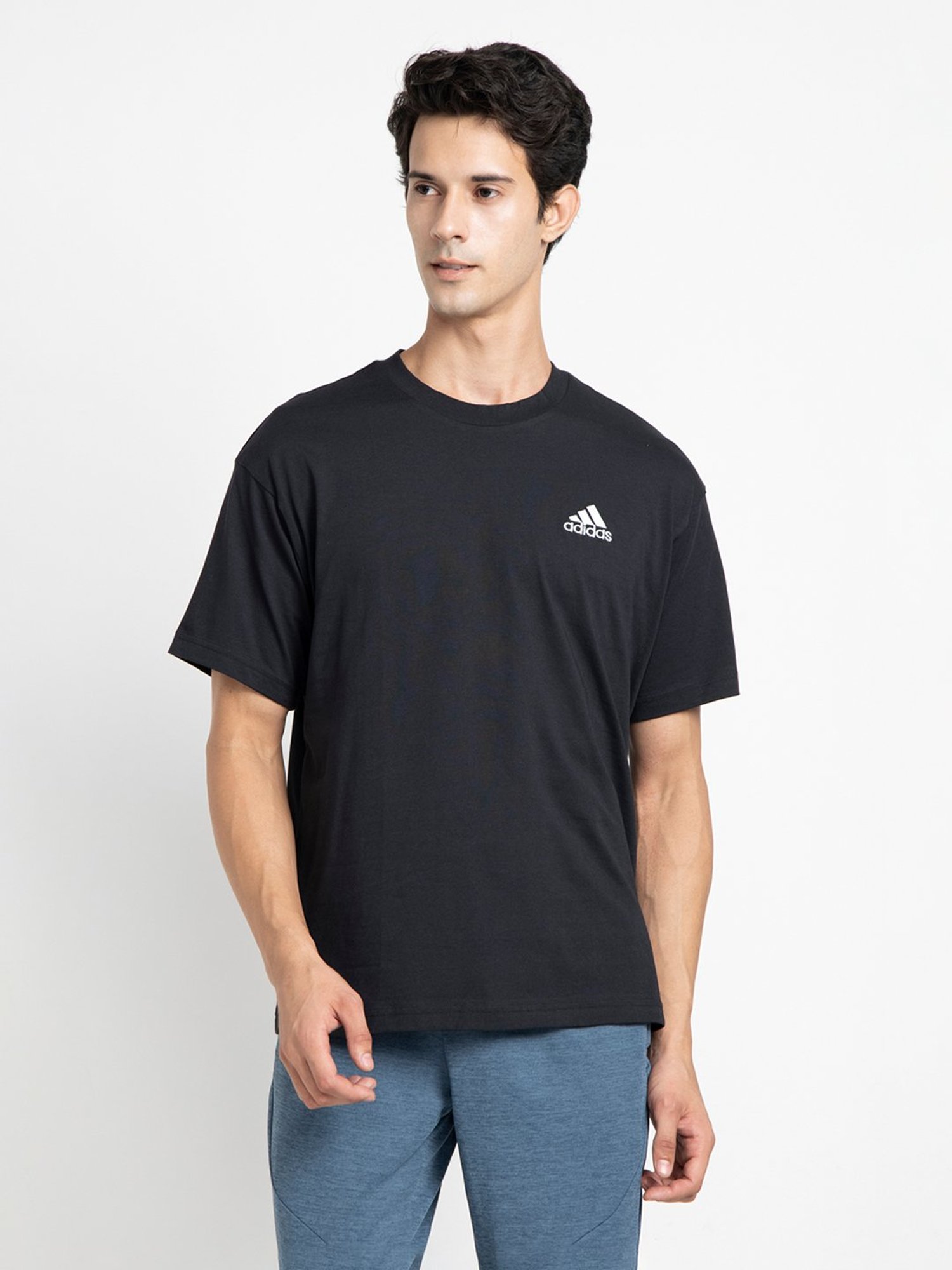 adidas Black Crew T-Shirt