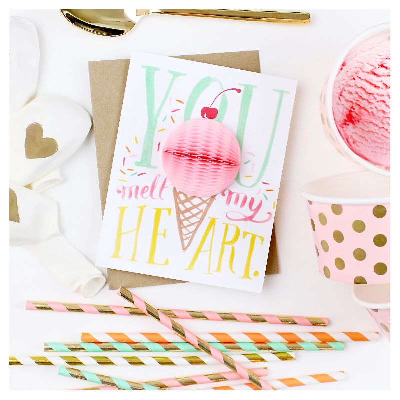 3ct Fruit Pop-up Greeting Cards