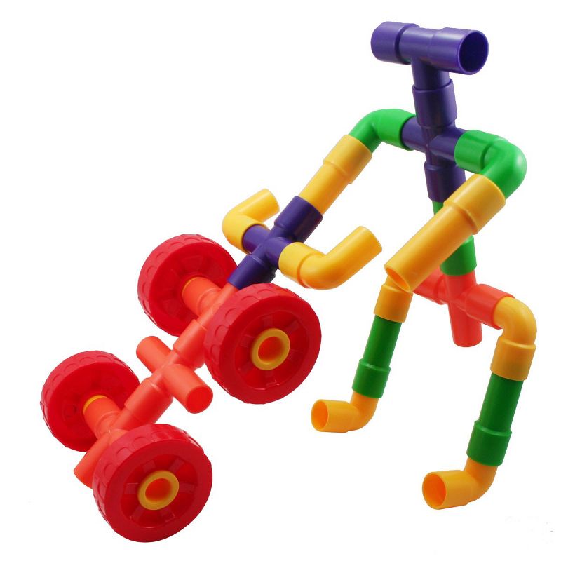 Joyn Toys Tubes and Wheels Construction Building Set