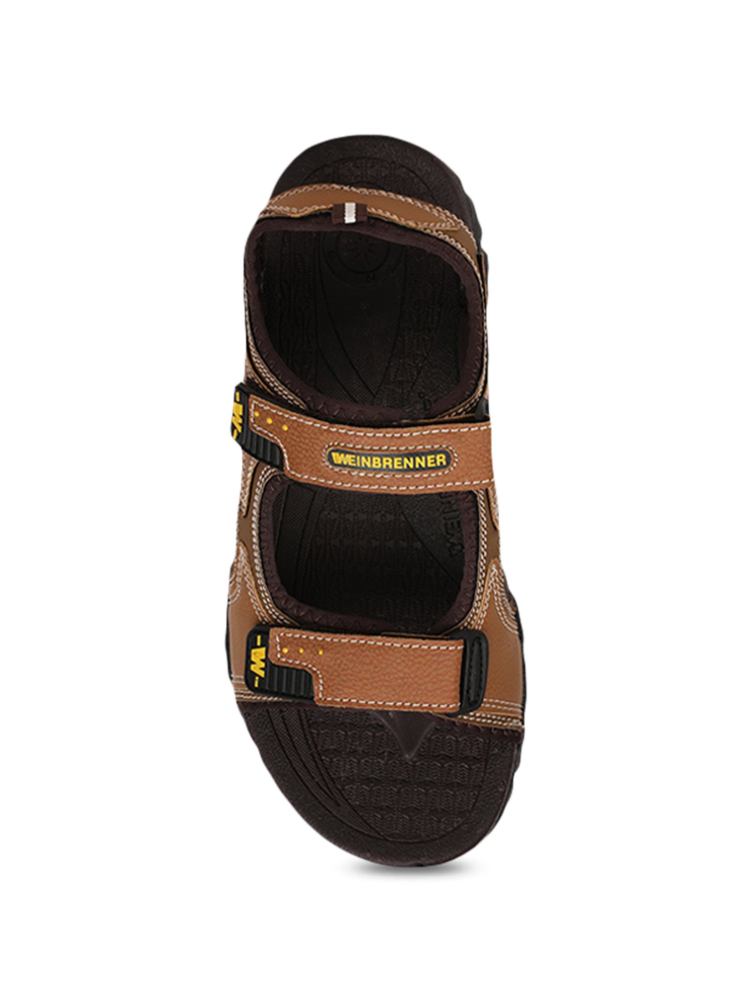 Weinbrenner by Bata Men's Tan Floater Sandals