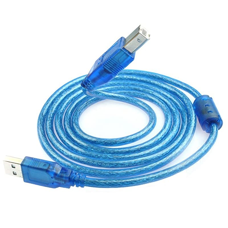 Bundle for Printer Switch2 Port USB 20 Manual Printer Scanner Sharing Switch Hub 2 PC to 1 Splitter Adapter2 Pack USB A to B Printer Cable