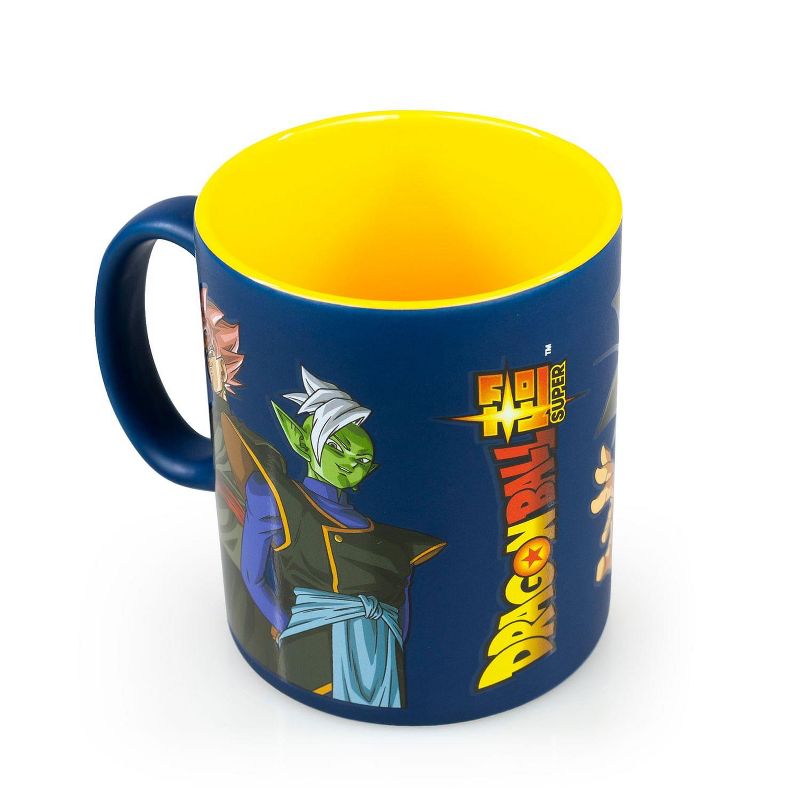 Just Funky Dragon Ball Super Saiyans Vs. Goku Black & Zamasu Ceramic Mug | Holds 16 Ounces