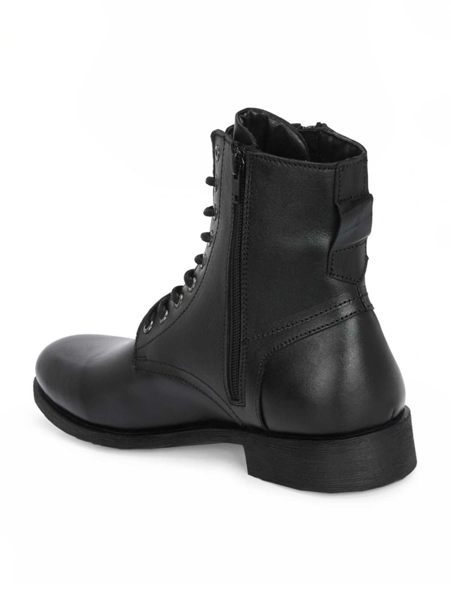 Alberto Torresi Men's Black Derby Boots