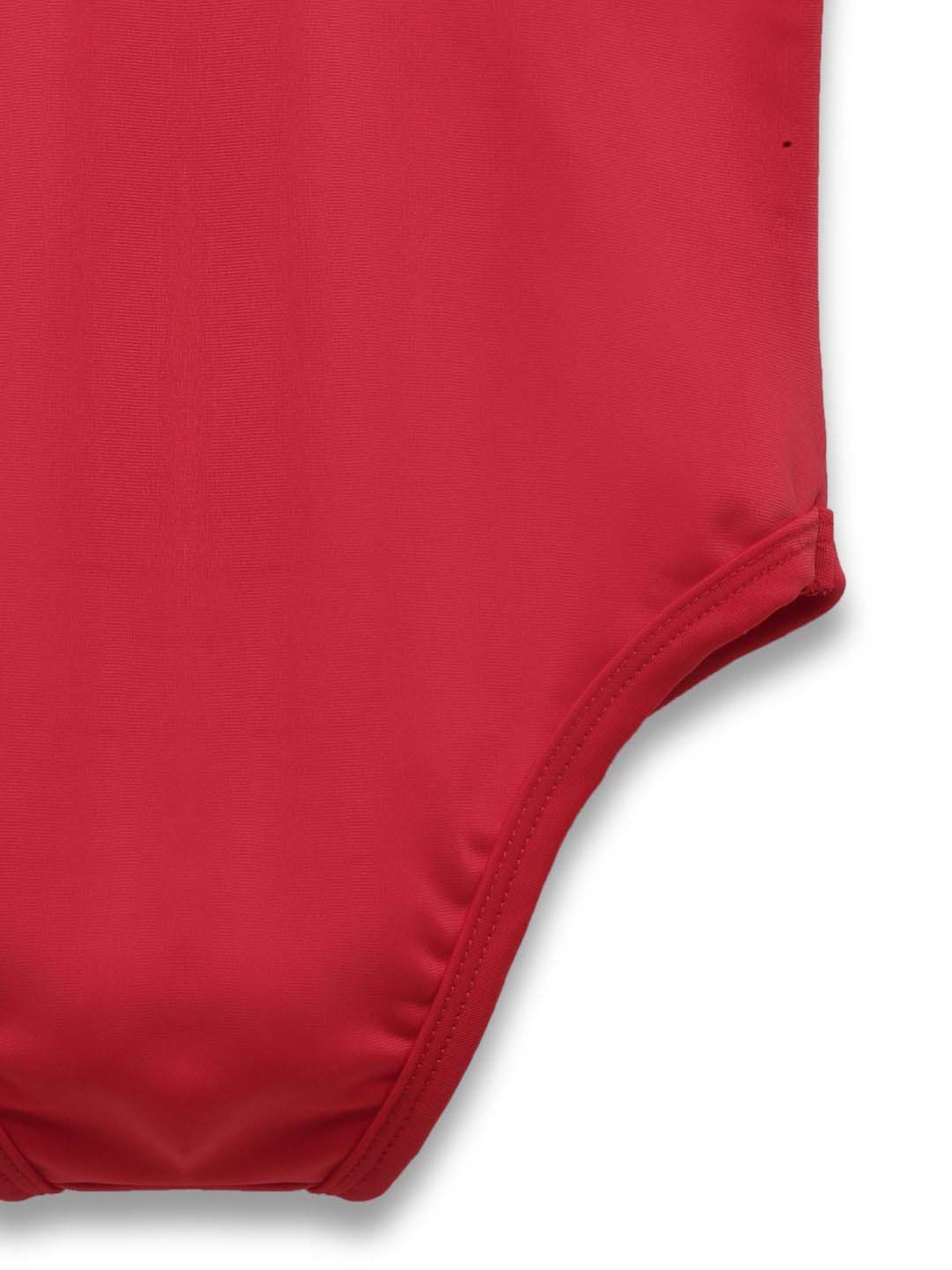 Cukoo Kids Red Printed Swimsuit