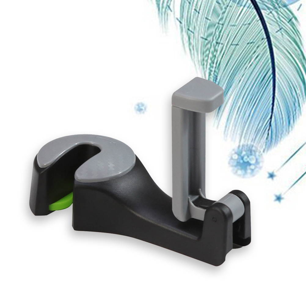 Car Backseat Headrest Phone Holder Car Headrest Mount Rotatable Universal Organizer for Smartphone (Black)