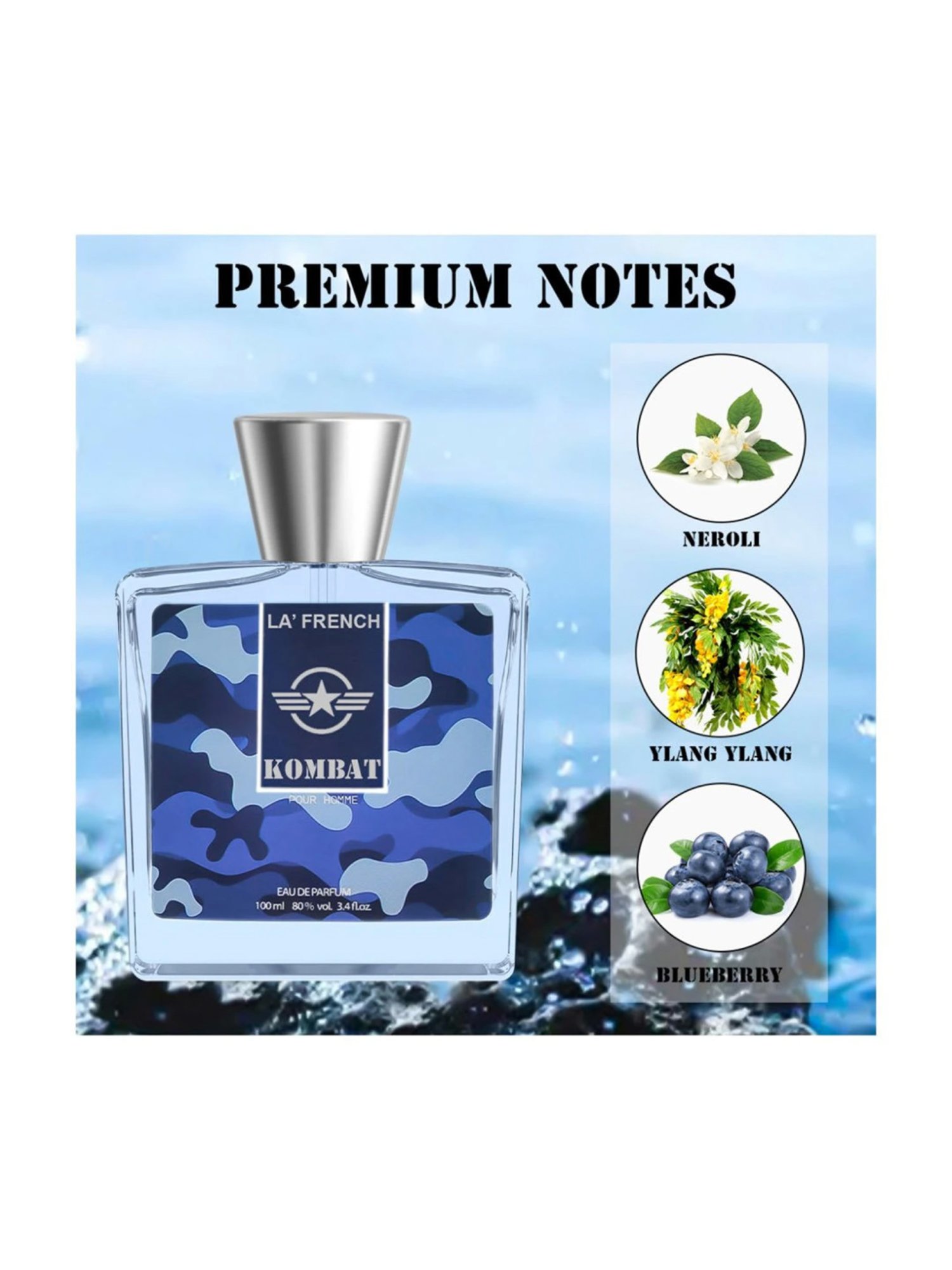 La' French Kombat Pour Homme Eau De Parfum - 100 ml