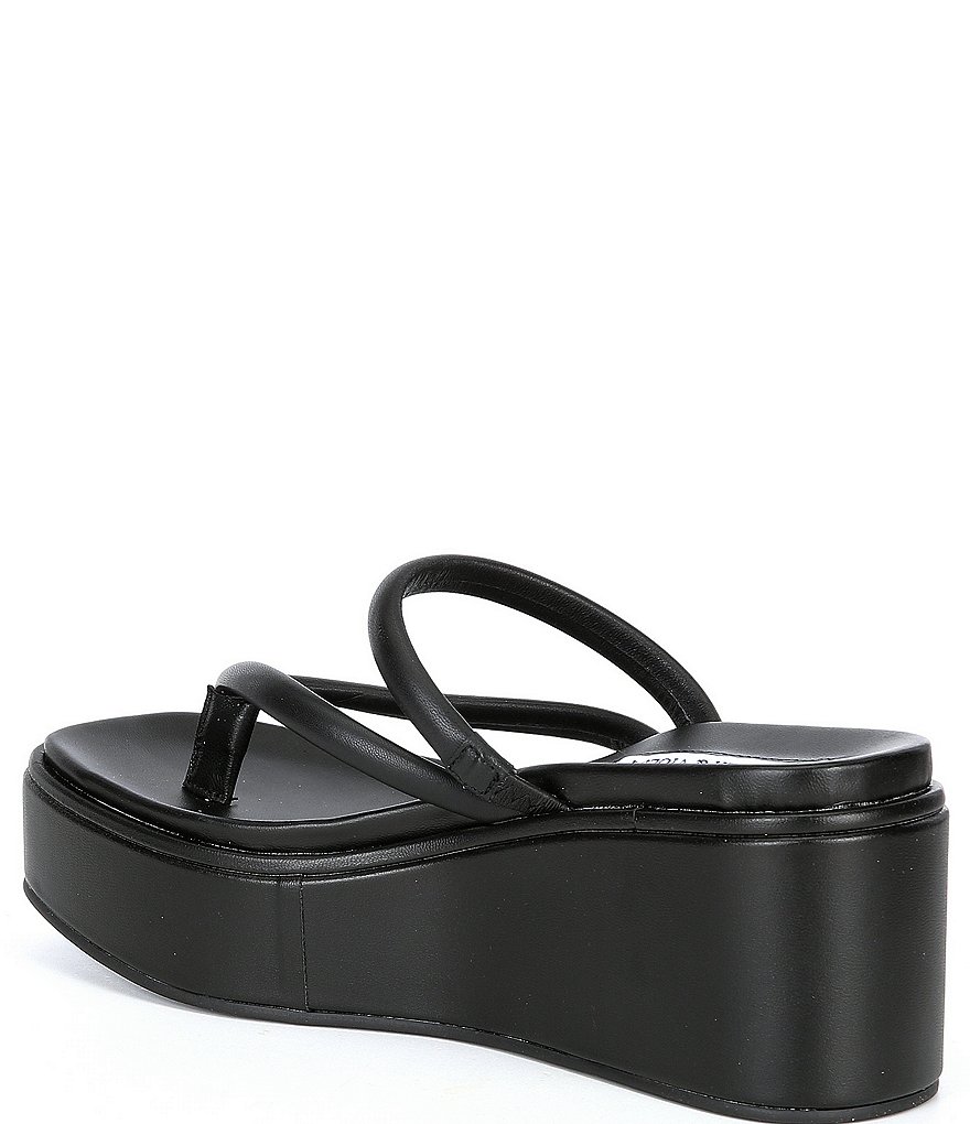 Chelsea & Violet Benni Flatform Wedge Thong Sandals