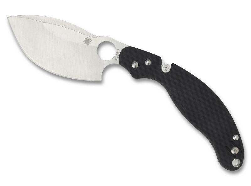 Spyderco Parata Folder 3.46 in Plain Black G-10 Handle