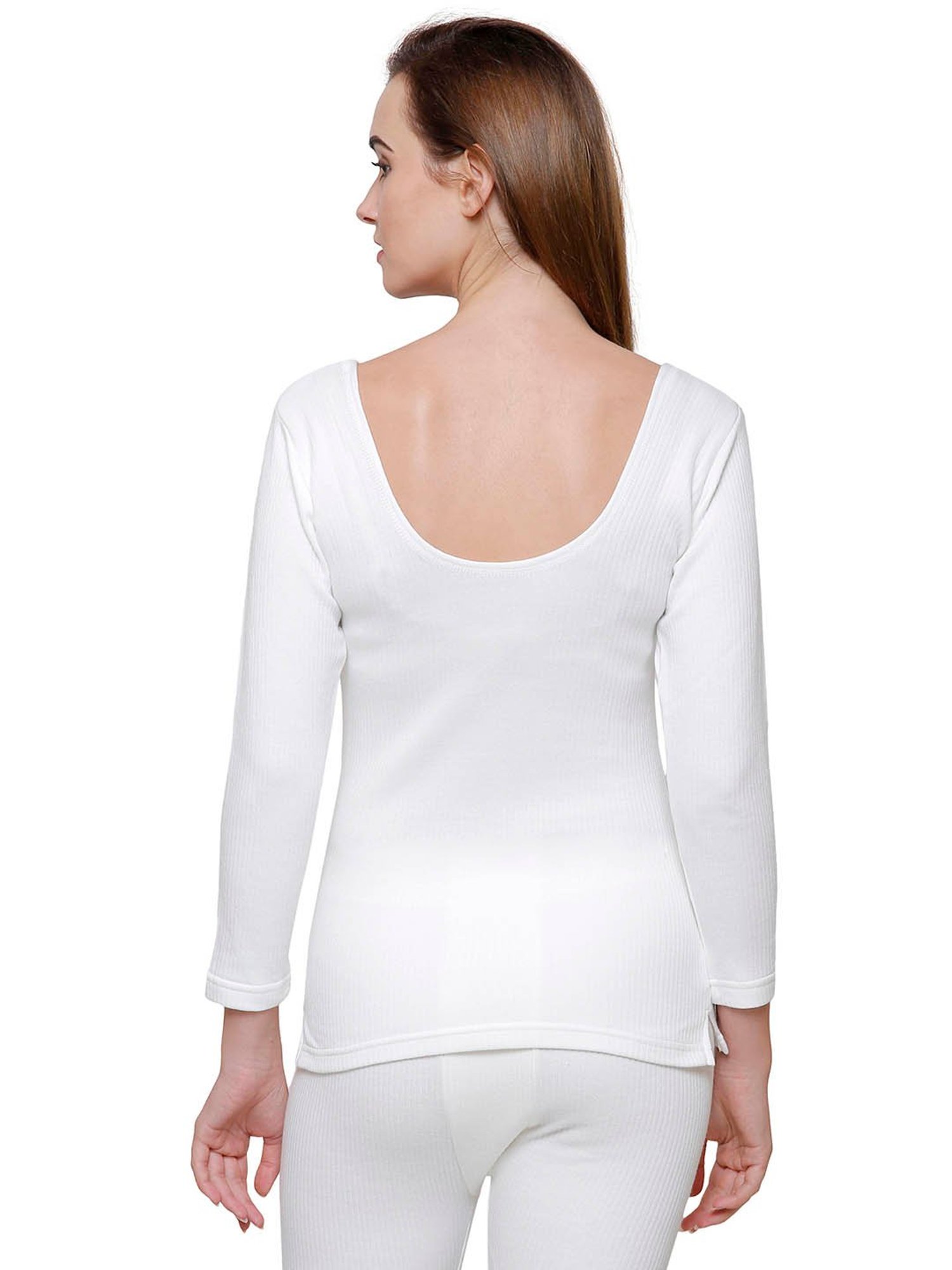 Bodycare Insider Off White Thermal Top