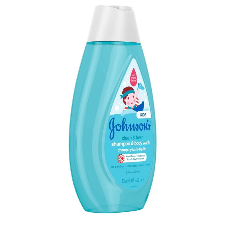 Johnson's Kids Clean and Fresh Shampoo and Wash - 13.6 fl oz