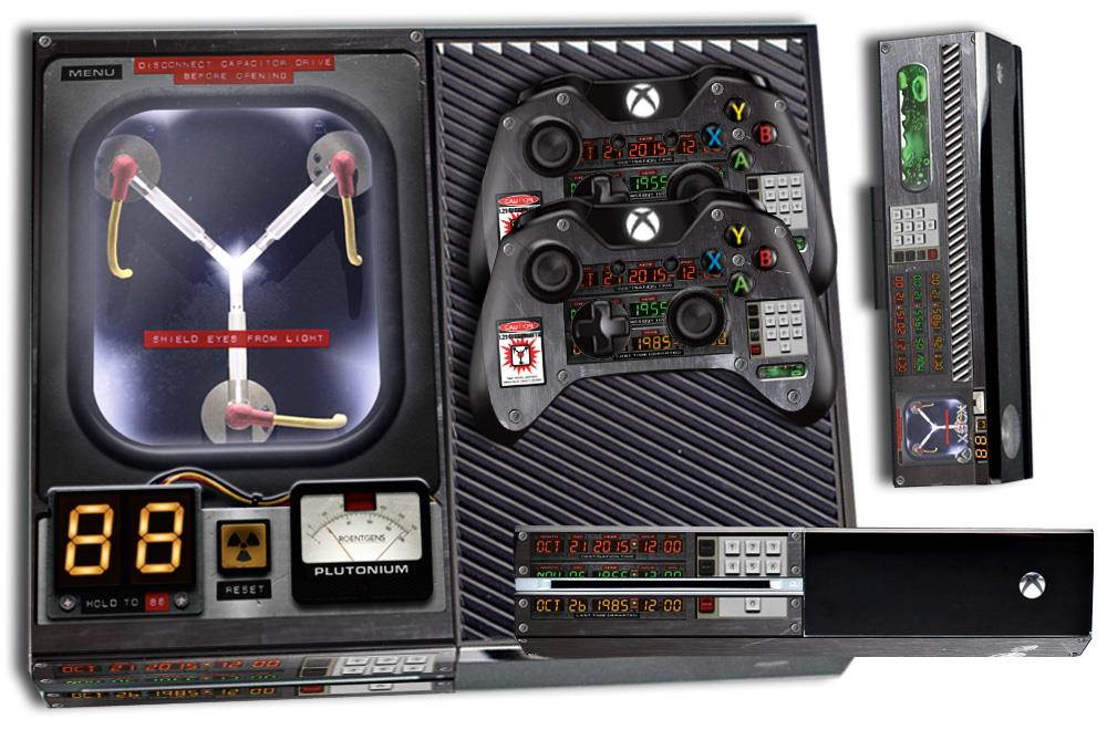 Microsoft Xbox ONE  Console Skin plus 2 Controller Skins - Flux