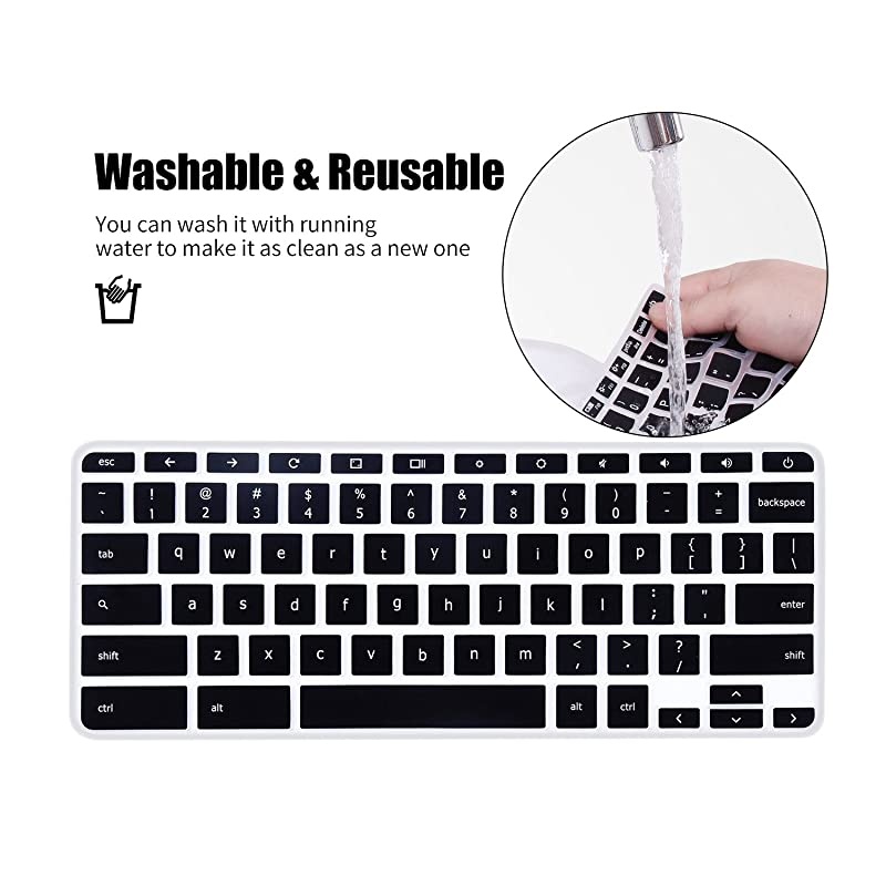 Cover Skin Compatible with Acer Chromebook R 11 CB5 CB3 ,Acer Chromebook Spin 11 CP311, Acer Chromebook R 13 CB5-312T, Acer Chromebook 15 CB3-531 CB5-571 C910,Black