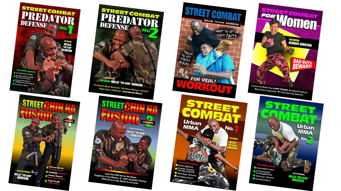 8 DVD Set Street Combat Urban MMA Self Defense - Willie 'the Bam' Johnson