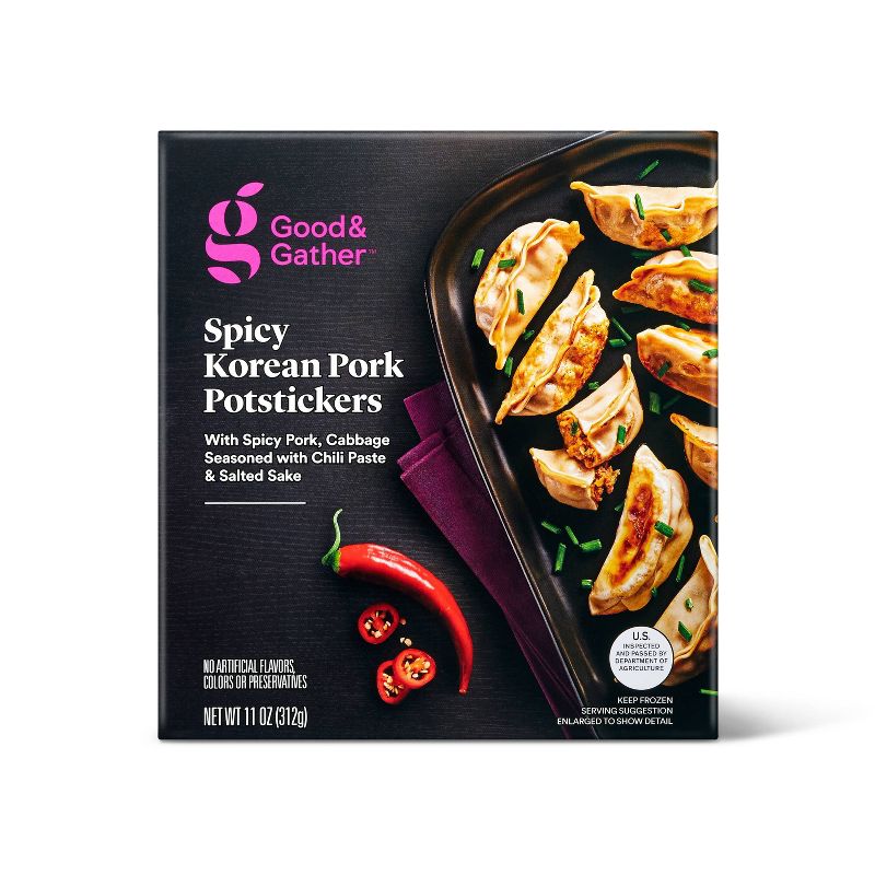 Frozen Spicy Korean Pork Potstickers - 11oz - Good & Gather™