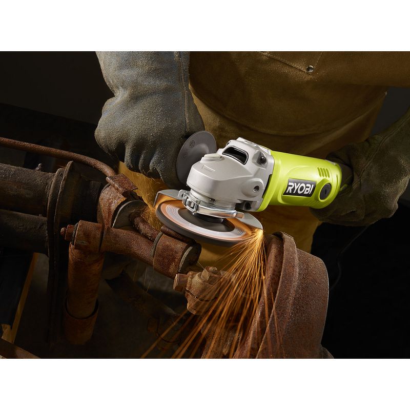 Ryobi ZRAG454 7.5 Amp 4.5 in. Angle Grinder