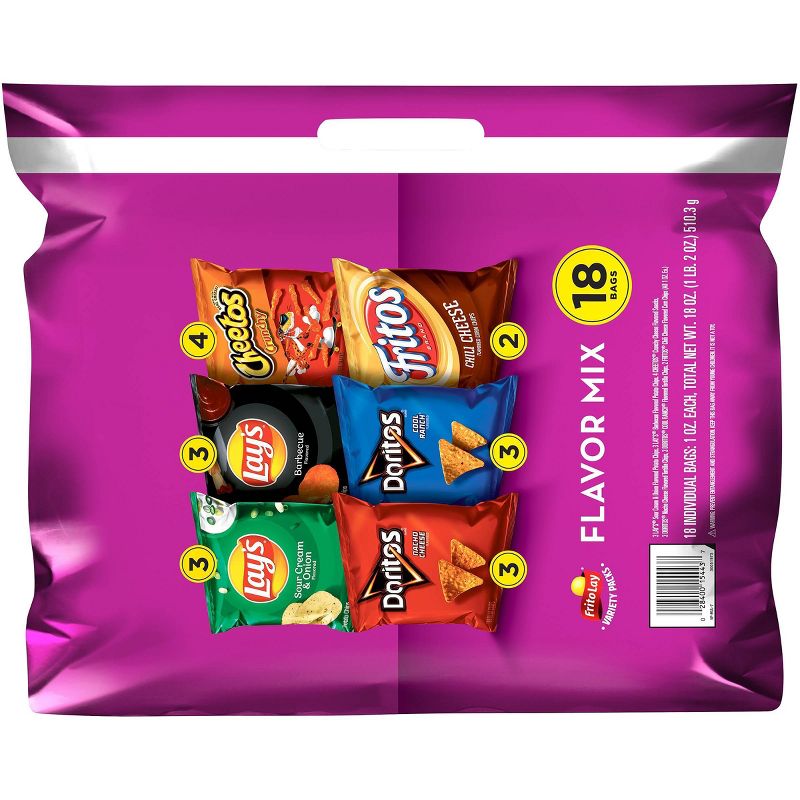Frito-Lay Variety Pack Flavor Mix - 18ct