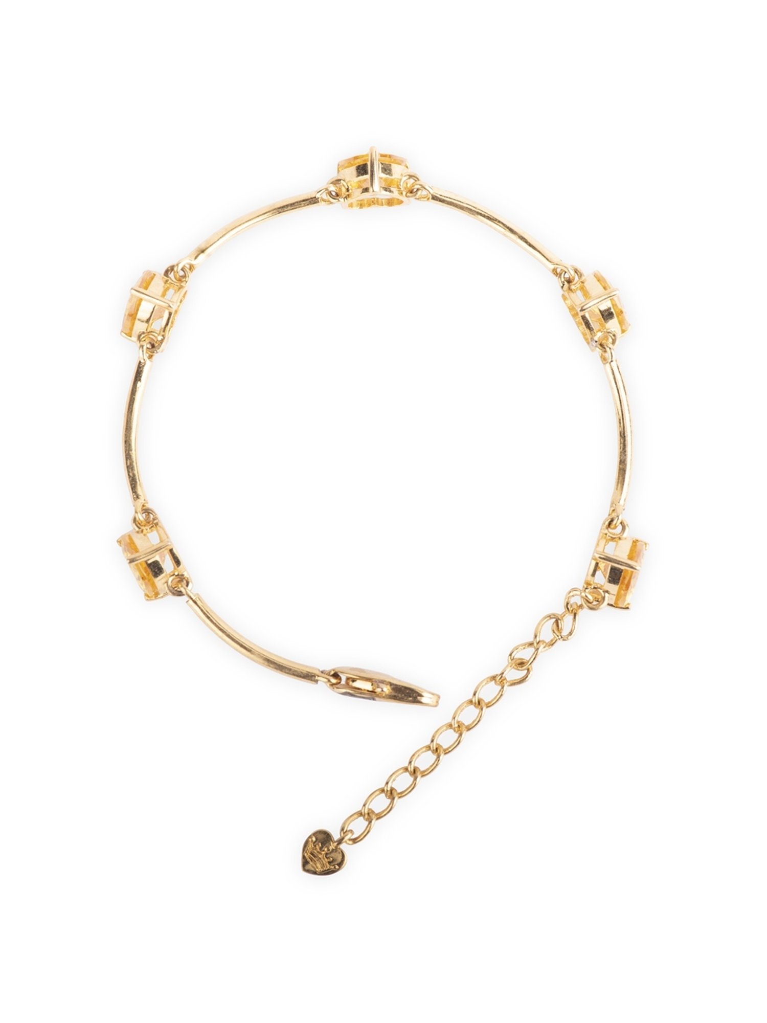 Juicy Couture Scarlet Bracelet Golden Flexible fit Bracelet for Women