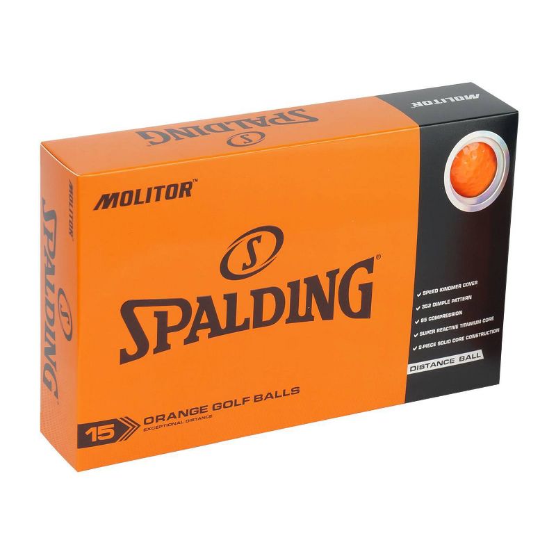 Spalding Molitor Golf Balls 30pc - Orange