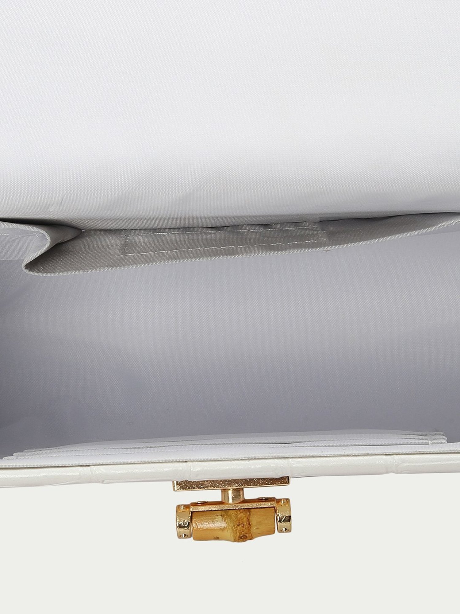 Code by Lifestyle White Textured Sling Handbag