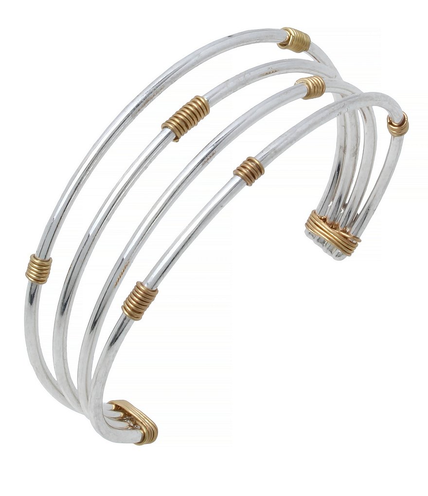 Robert Lee Morris Soho Wire Wrap Cuff Bracelet
