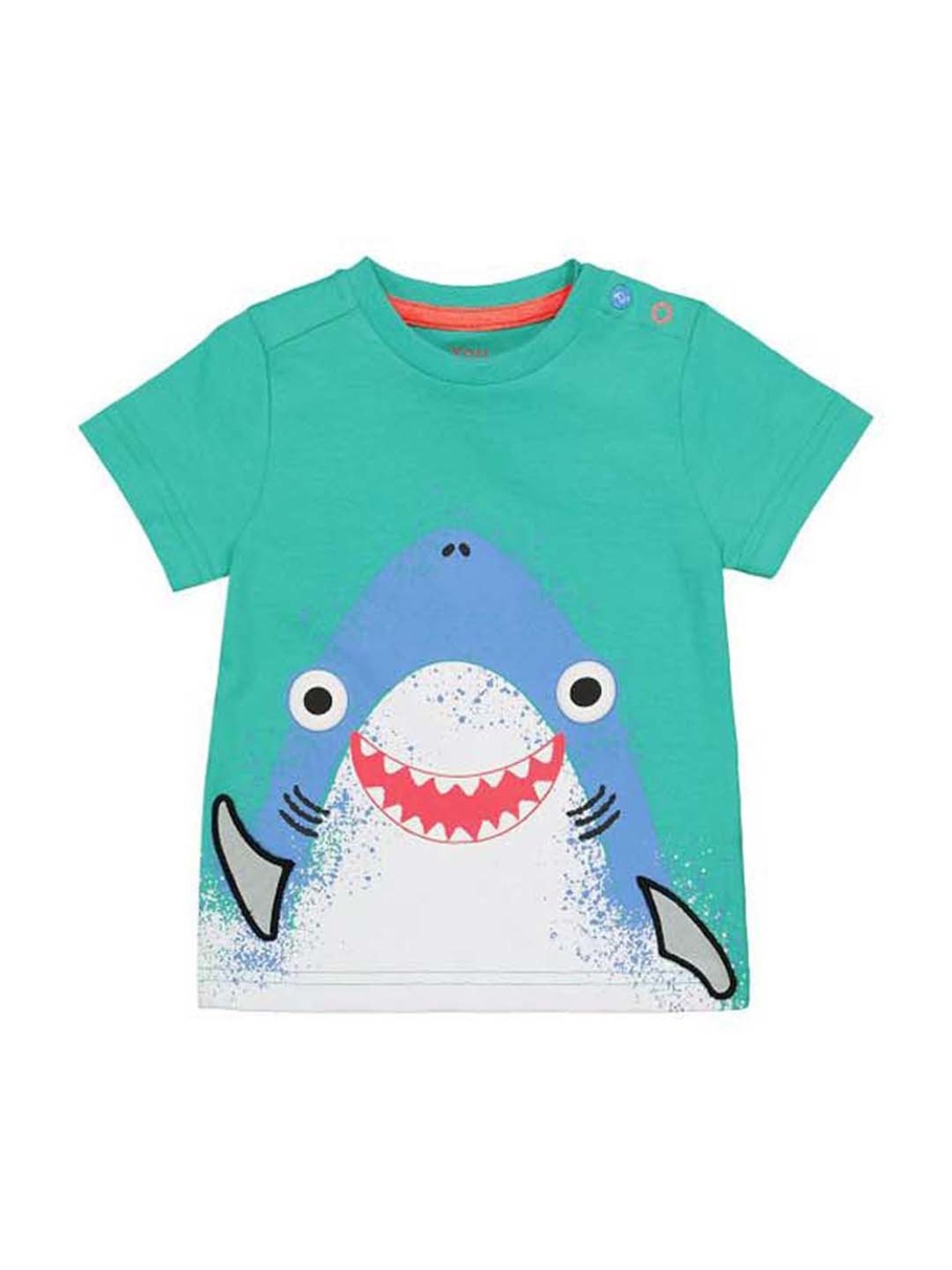 Mothercare Kids Green Cotton Printed T-Shirt