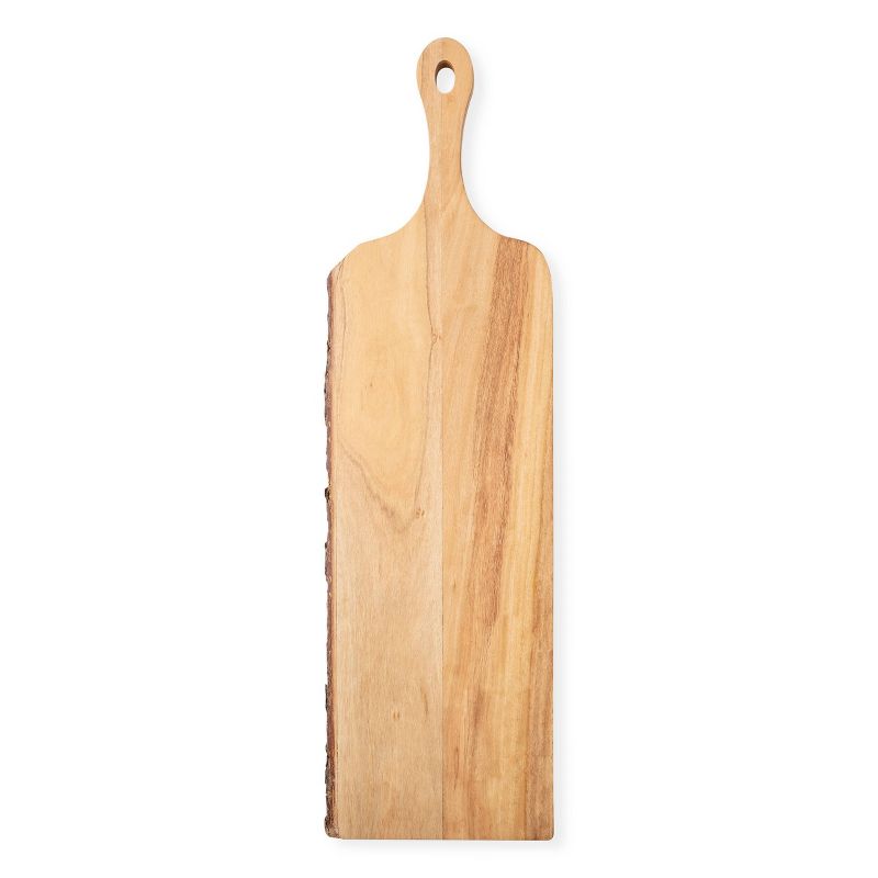 Cathy's Concepts 15.4" x 11.5" Mango Wood Live Edge Serving Board