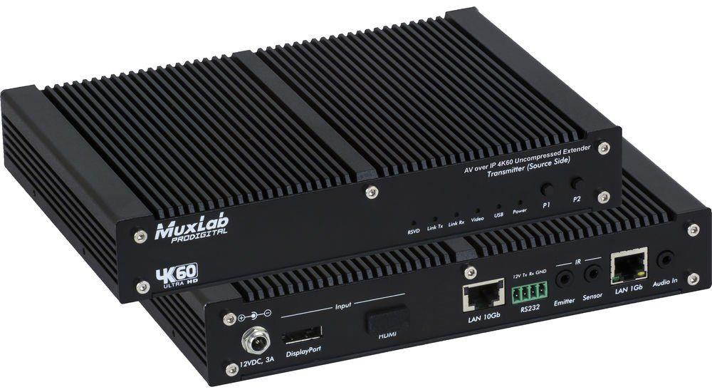 MuxLab 500760-RX-US AV over IP 4K/60 Uncompressed Receiver , UTP w/2-Yr Warranty